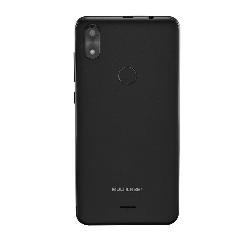 Smartphone Multilaser F PRO P9118, Preto, Tela 5.5", 4G+ Wi-Fi, Android 9, Câm Traseira 5MP+5MP e Frontal, 16GB, 1GB RAM