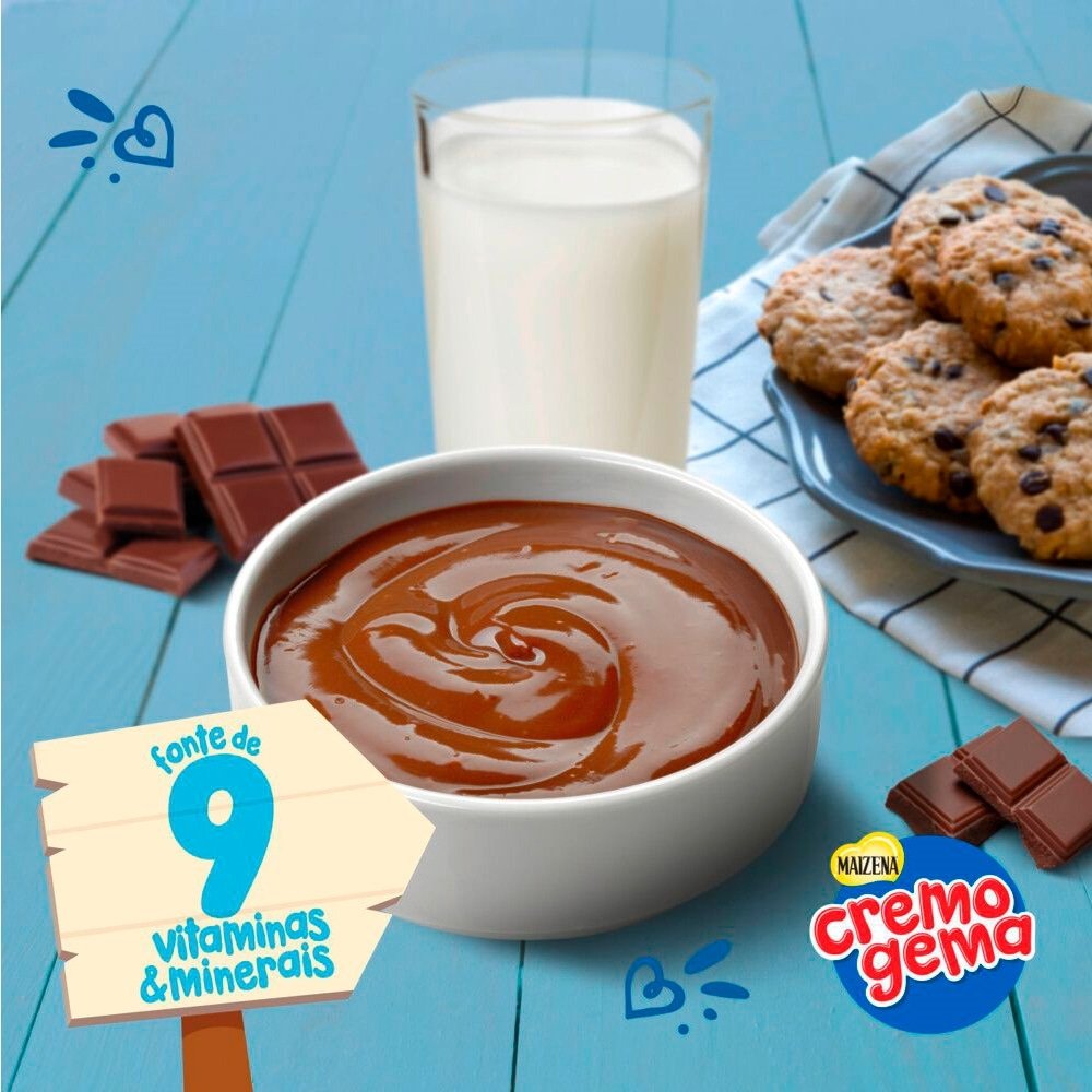 Cremogema Chocolate 180G Embalagem com 24 Unidades