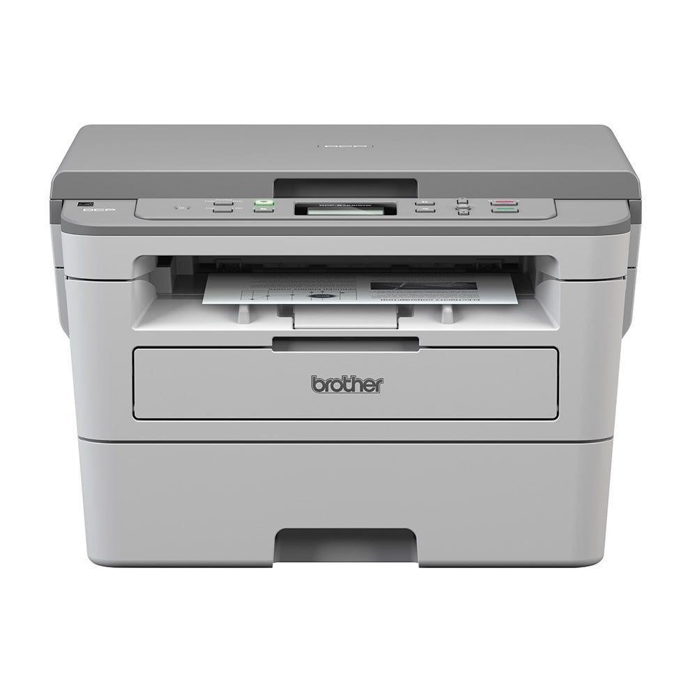Multifuncional Brother DCPB7520DW Laser, Monocromática, Wi-Fi Direct, USB 2.0, Ethernet, Duplex, Cinza, 110V