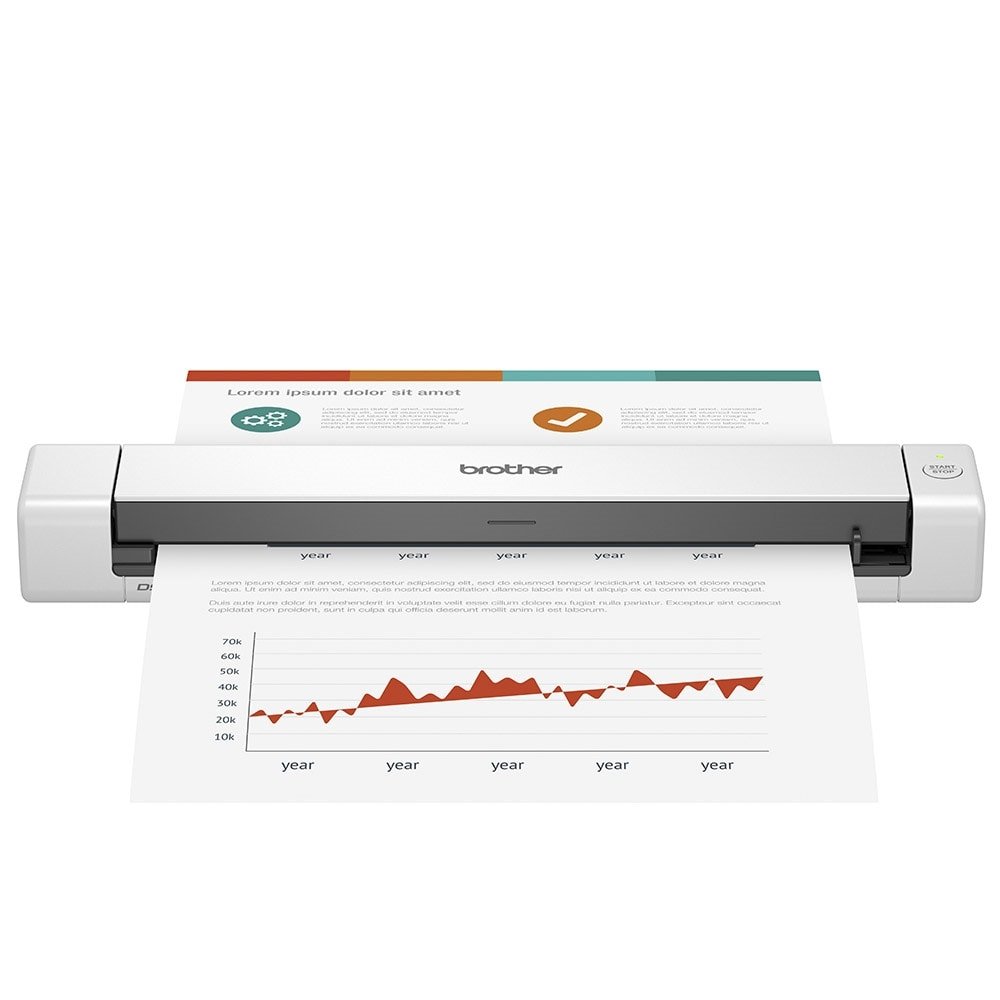 Scanner Portátil Brother DS640 Simplex, 15PPM