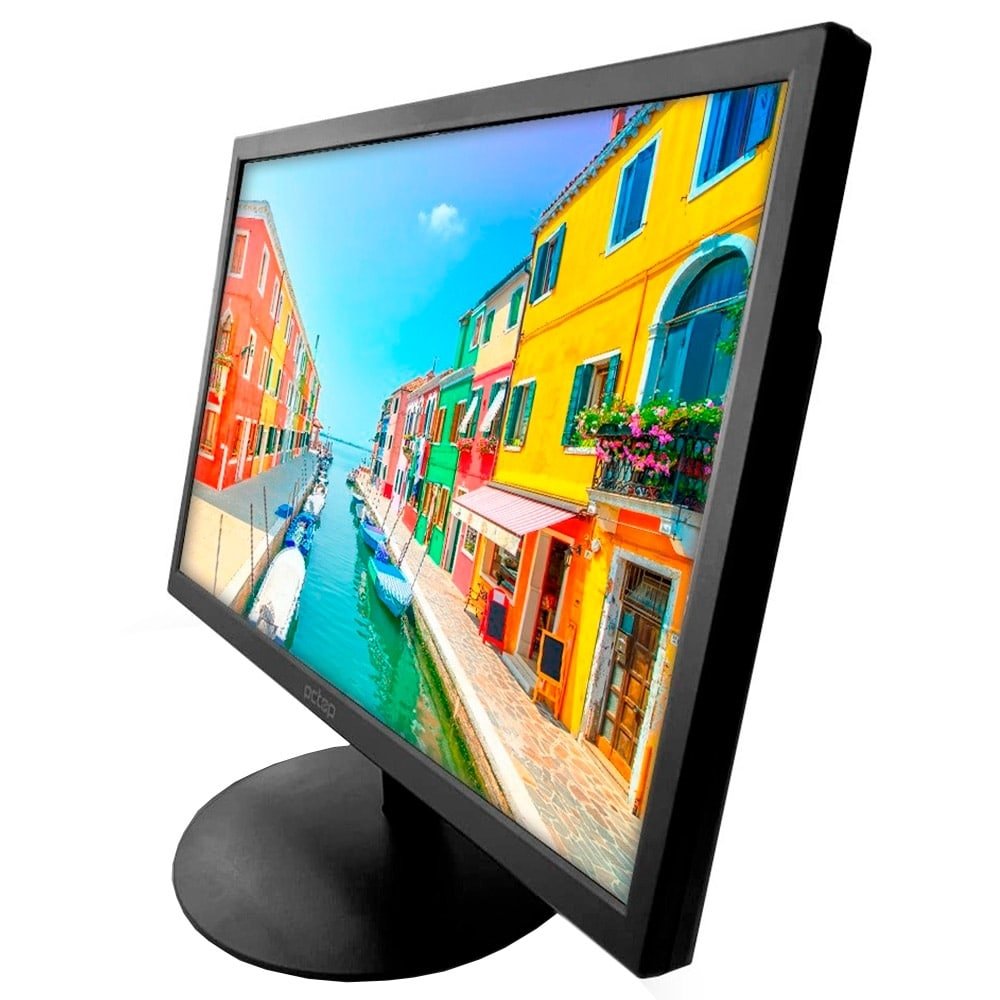 Monitor 18.5" LED PcTop M1P185HDMI, HD, Resolução 1366x768, Widescreen, HDMI, VGA, Painel IPS, 60HZ