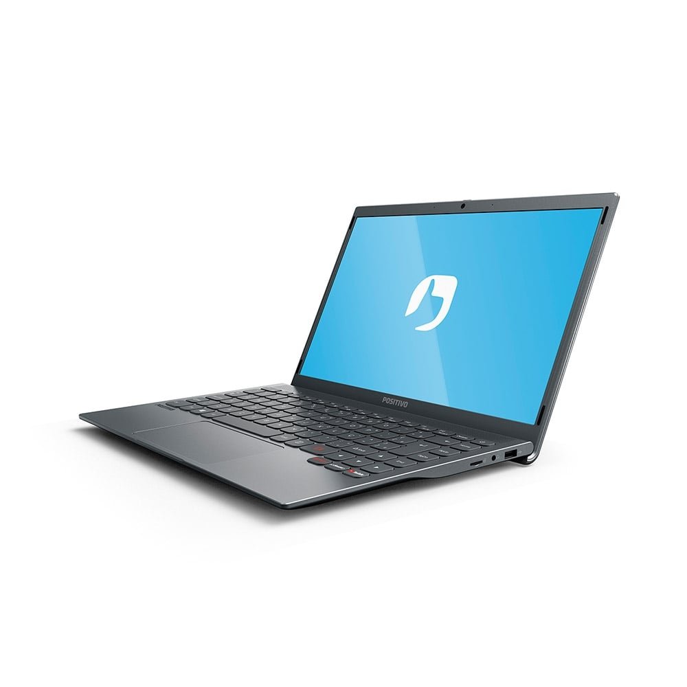Notebook Positivo Motion Q Q464C, Intel® Atom Quad Core,Tela 14.1", 4GB, 64GB, Intel Graphics, Windows 10, Cinza