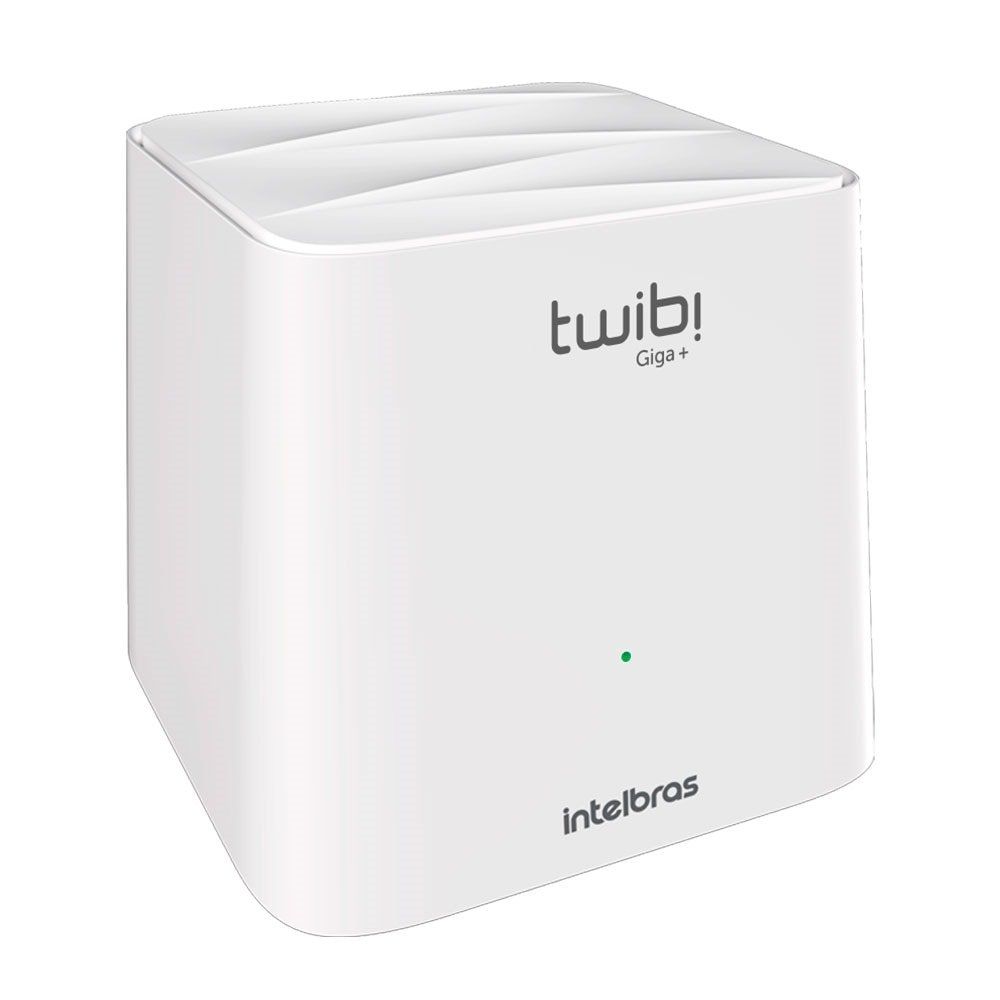Kit Roteador Wireless Intelbras Mesh Twibi Giga+, AC1200, DualBand, 2 Portas Giga Ethernet, 2 Antenas