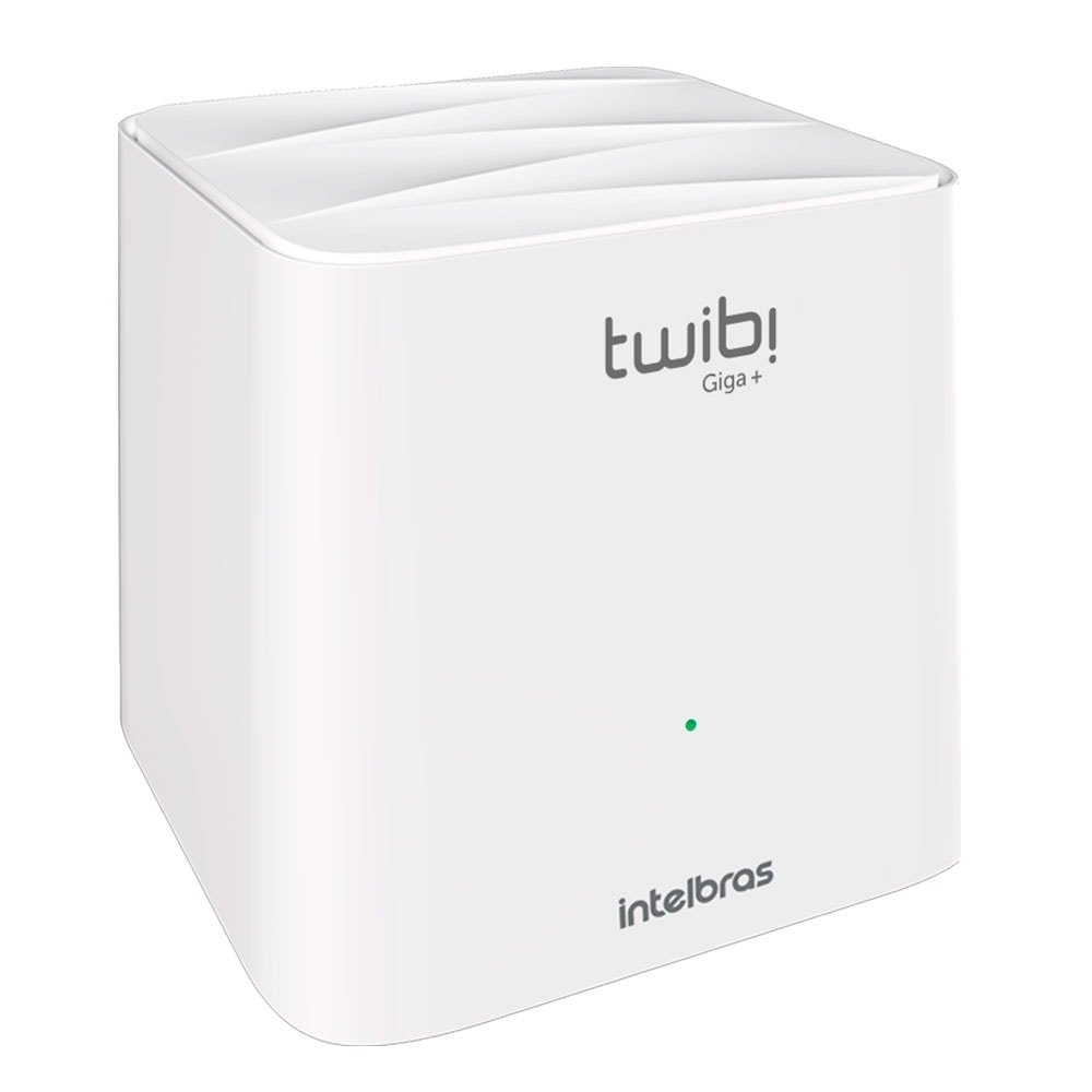 Kit Roteador Wireless Intelbras Mesh Twibi Giga+, AC1200, DualBand, 2 Portas Giga Ethernet, 2 Antenas