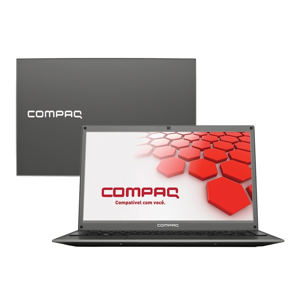 Notebook Compaq Presario 435, Tela de 14.1", Intel Core i3-6157U, Linux, SSD 240GB, 4GB RAM, Cinza