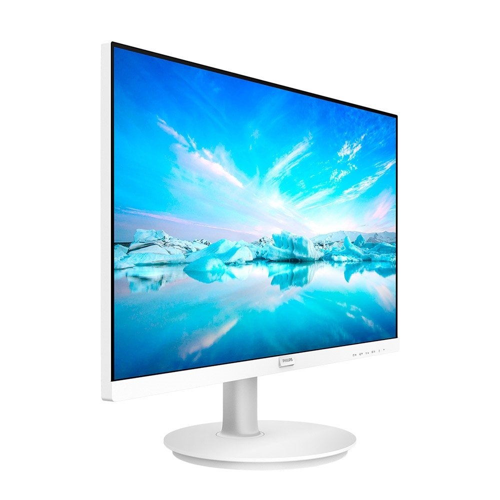 Monitor LED 21.5" Philips 221V8LW, HD, Resolução 1920x1080, HDMI, VGA, Painel Antirreflexivo, Branco, 75Hz