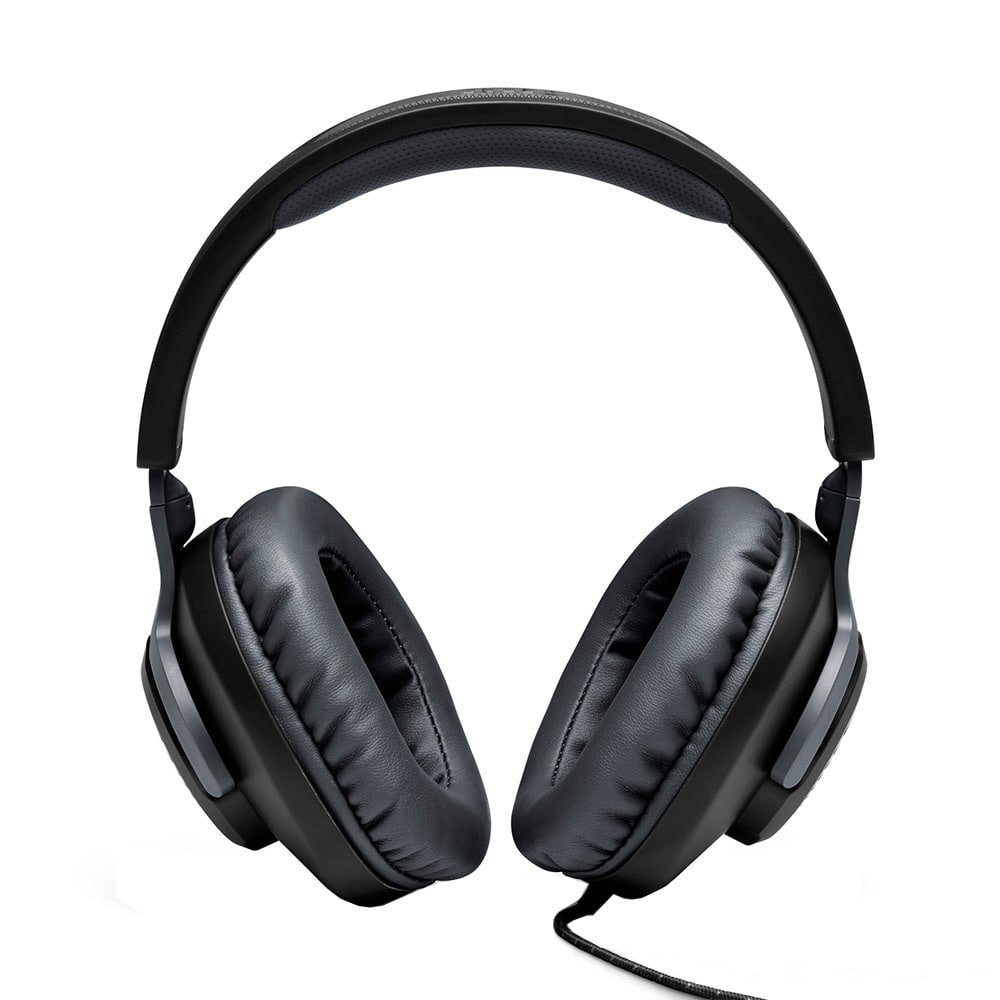 Fone de Ouvido Gamer JBL Quantum 100, Com Microfone, Som Espacial, Preto