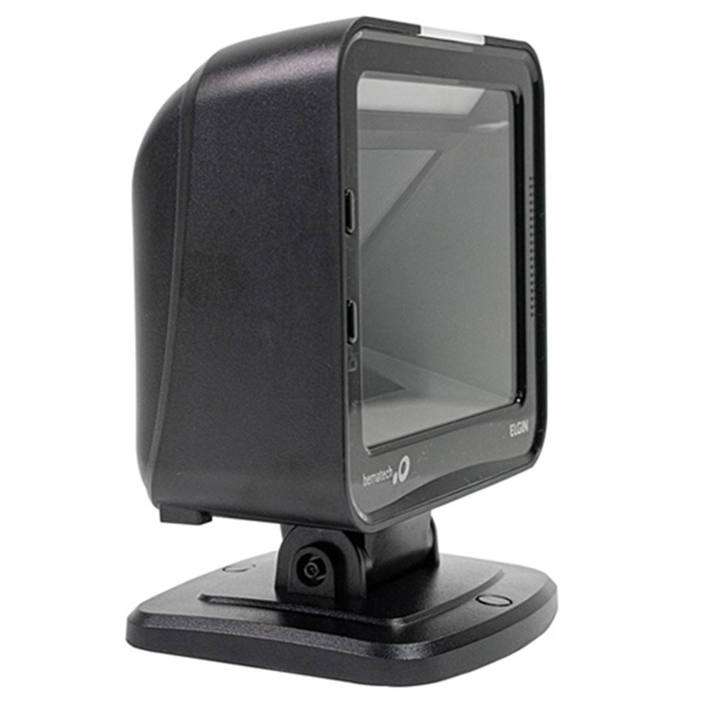 Leitor Código de Barras Fixo Elgin EL8600US, 2D, USB, Preto
