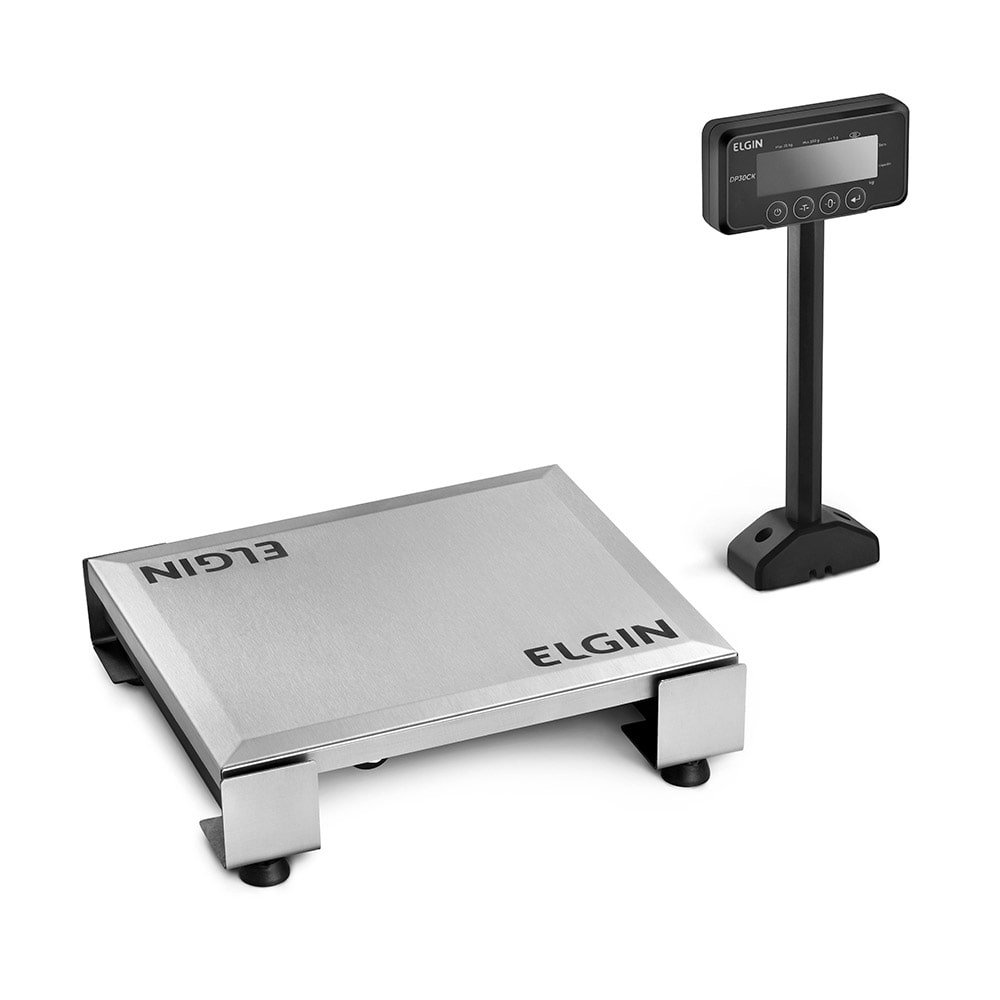 Balança Eletrônica Elgin para Checkout DP30CK, 30Kg/5G, para Comércio, Bivolt