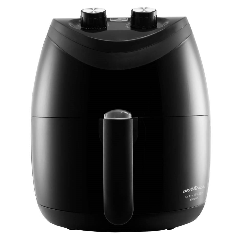 Fritadeira sem Óleo Air Fryer Britânia BFR25P - 4 Litros, 1500W, Preto, 110V