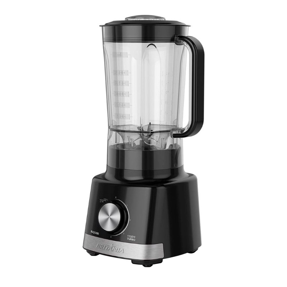 Liquidificador Britânia BLQ1280P - com Filtro, 2,7 Litros e 4 Velocidades + Pulsar, 1150W, Preto, 220V