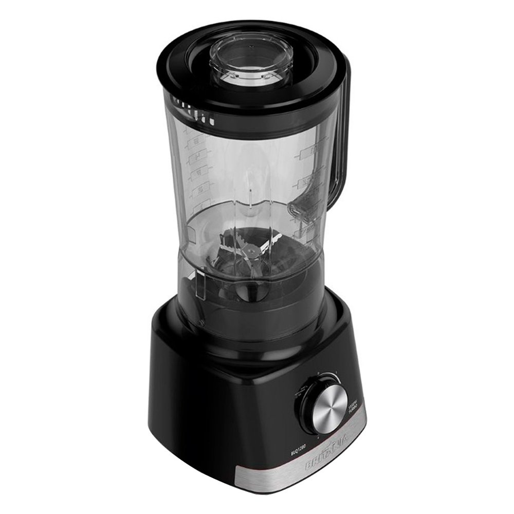 Liquidificador Britânia BLQ1280P - com Filtro, 2,7 Litros e 4 Velocidades + Pulsar, 1150W, Preto, 220V