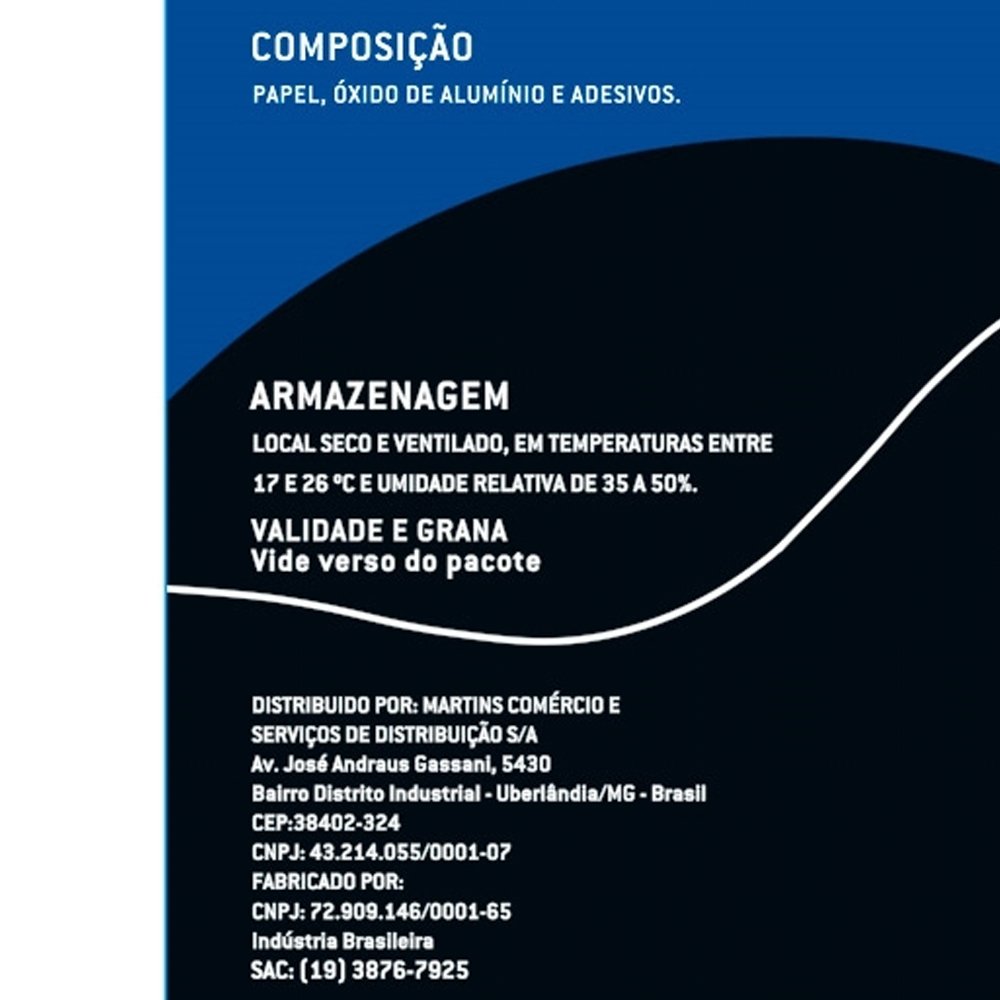 Lixa Pratik Massa e Madeira G220 225x275mm - Embalagem com 50 Unidades