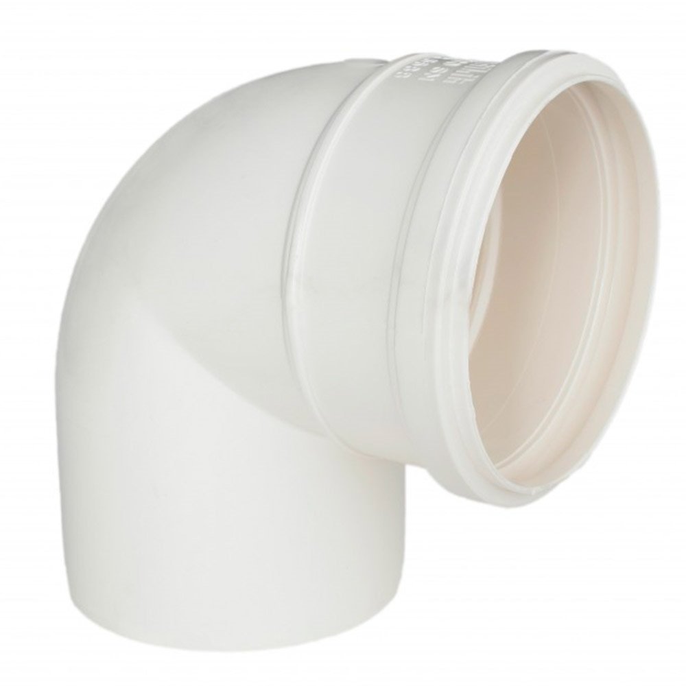 Joelho Esgoto 90º Plastilit 75mm - Embalagem com 25 Unidades