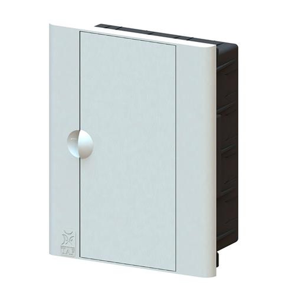 Quadro Distribuição TAF 8 Din 6 Nema Embutir Tampa Branca