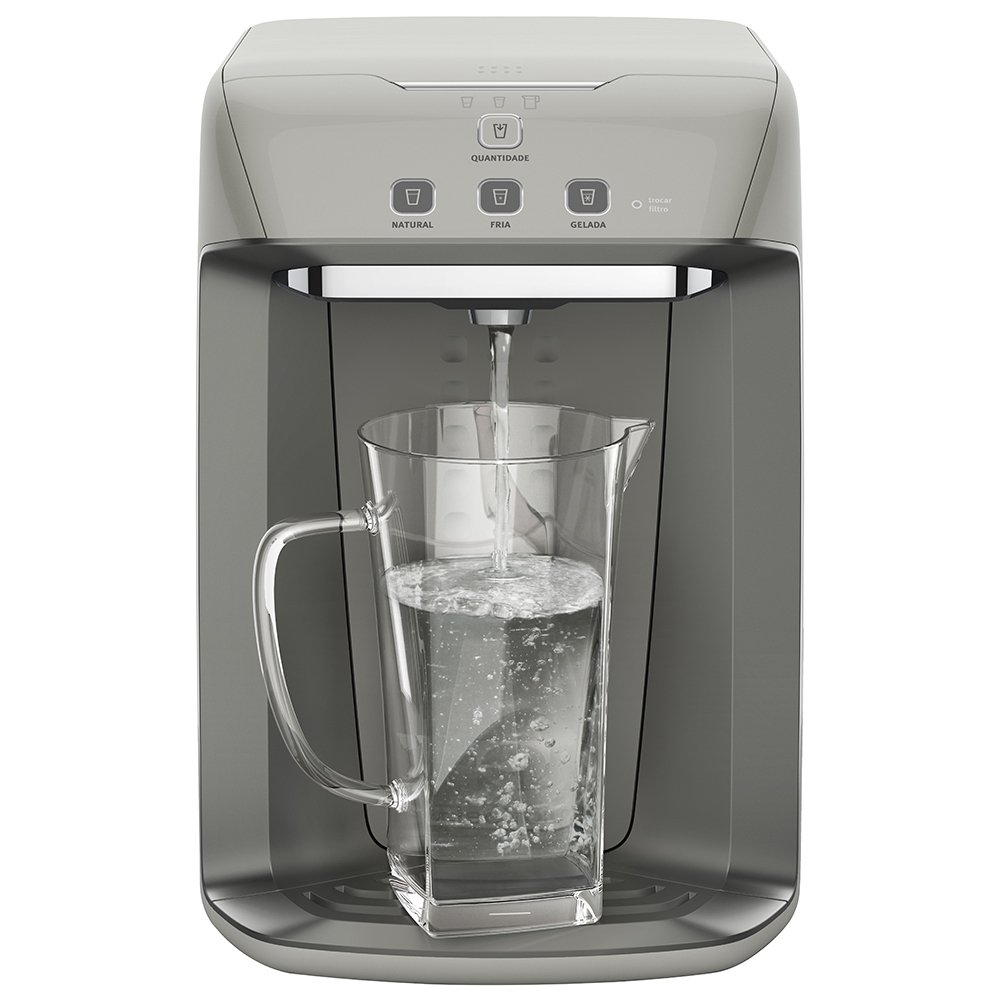 Purificador de Água de Mesa Electrolux PA26G - Acqua Clean Placa Eletrônica, Prata, Bivolt