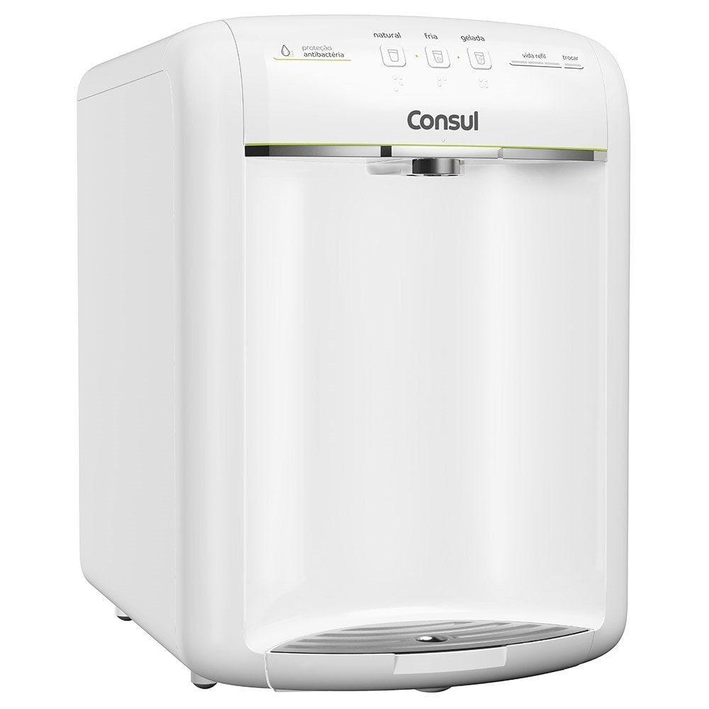 Purificador de Água Consul CPB36 Bem Estar Refrigerado - com Compressor, Branco, 220V