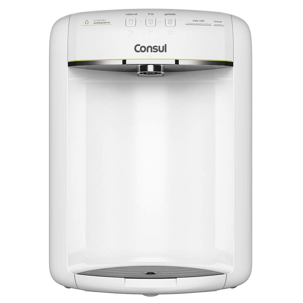 Purificador de Água Consul CPB36 Bem Estar Refrigerado - com Compressor, Branco, 220V