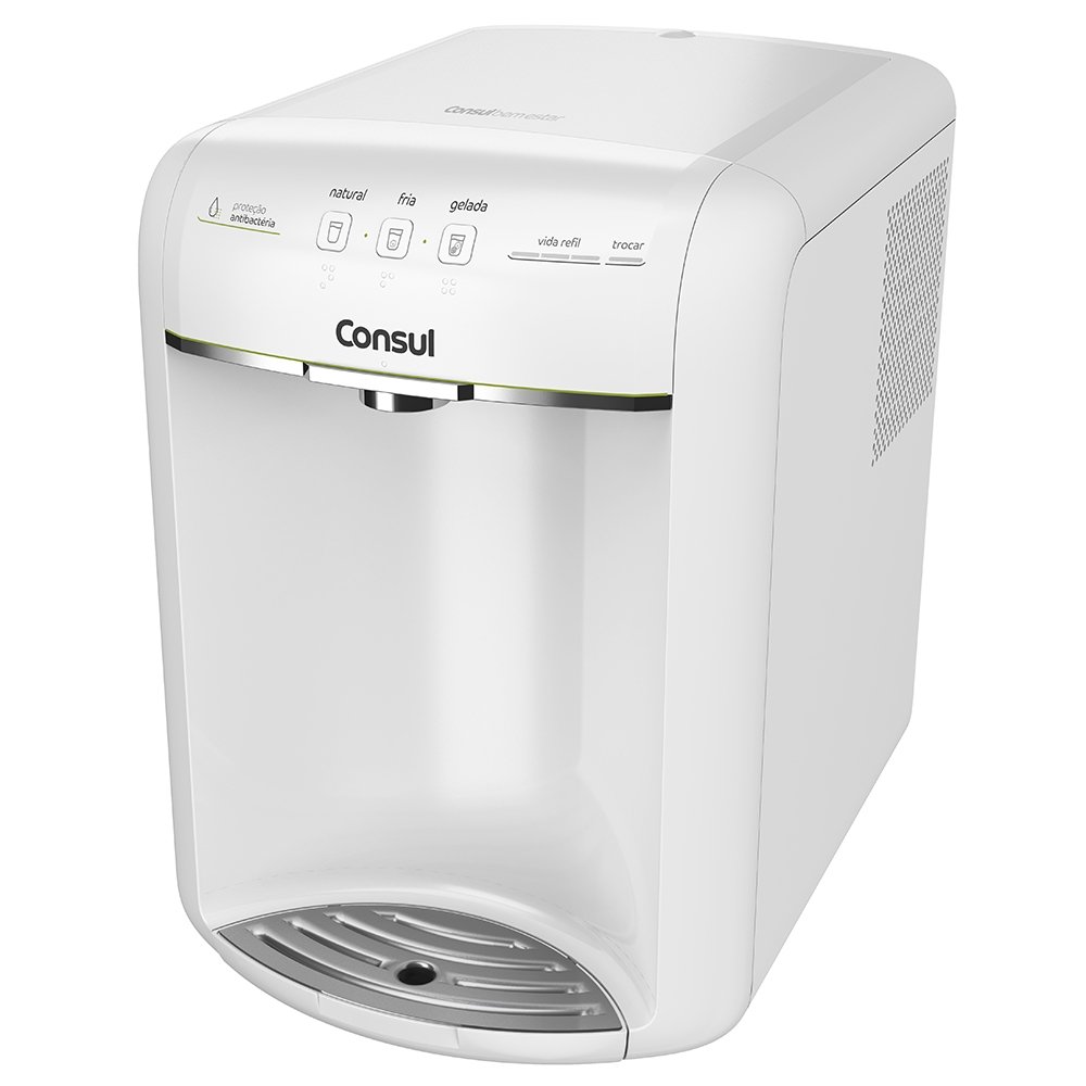 Purificador de Água Consul CPB36 Bem Estar Refrigerado - com Compressor, Branco, 220V