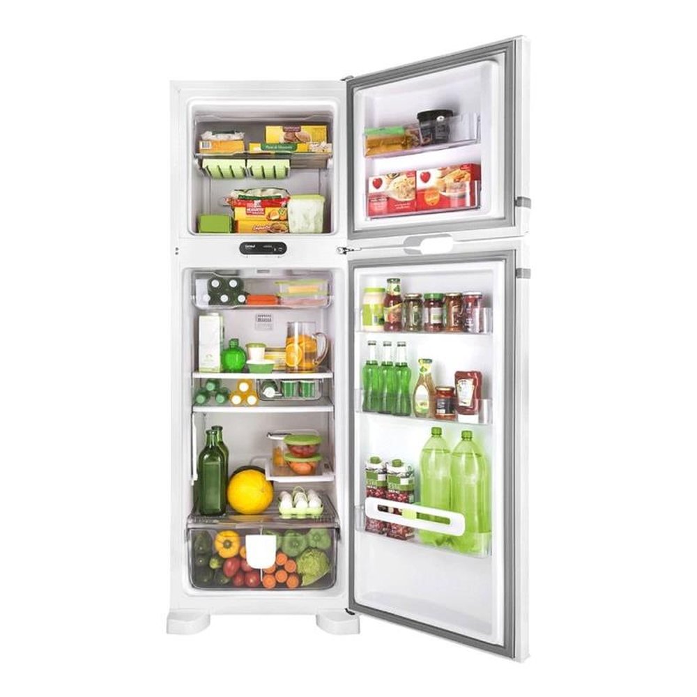 Geladeira/Refrigerador Consul Duplex 386L CRM43NB, Frost Free, Prateleiras com Altura Flex e Ajustáveis, Branco,  220V