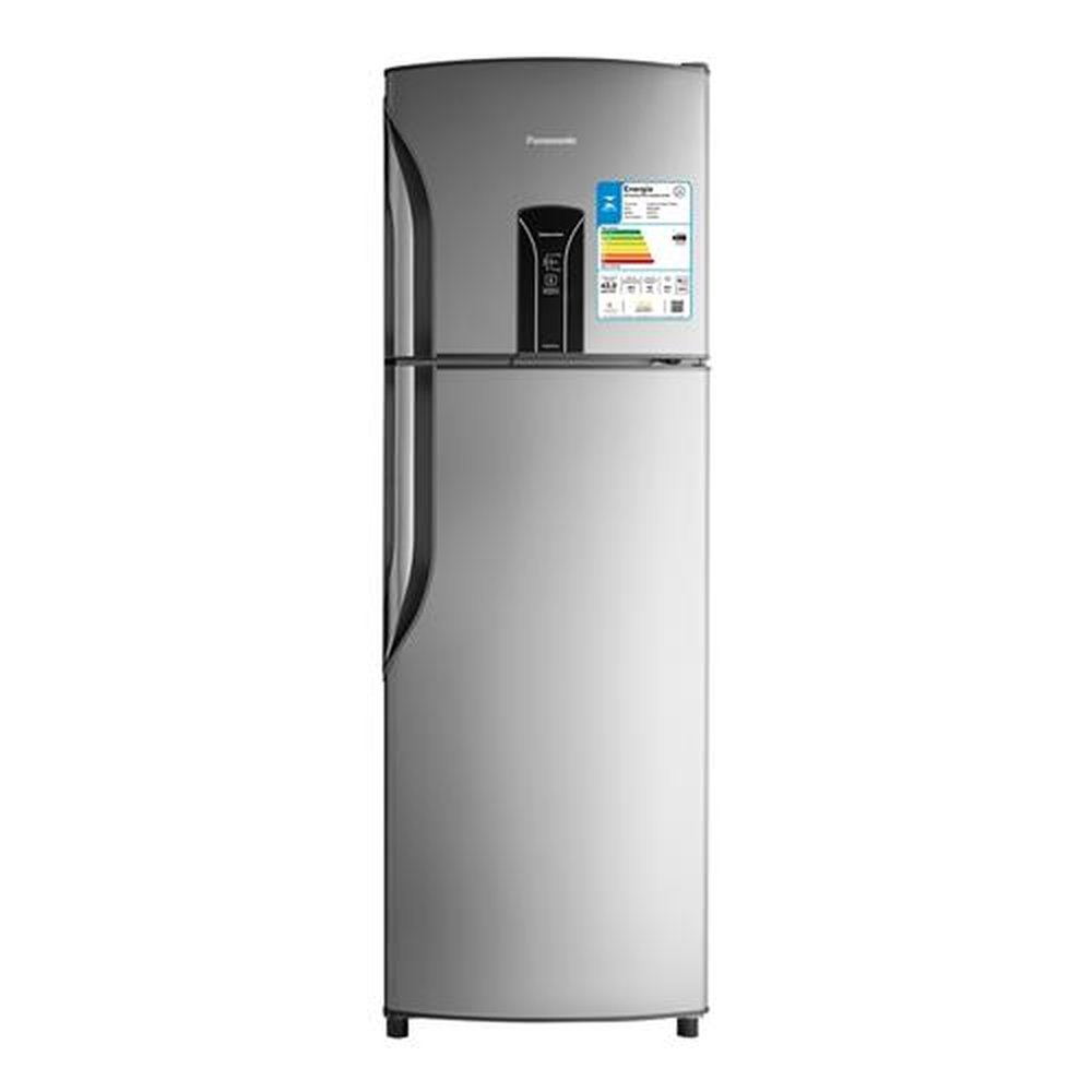 Geladeira/Refrigerador Panasonic 387 Litros NR-BT40B, Frost Free, 2 Portas, Aço Escovado, 110V