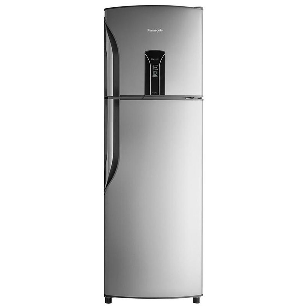 Geladeira/Refrigerador Panasonic 387 Litros NR-BT40B, Frost Free, 2 Portas, Aço Escovado, 110V