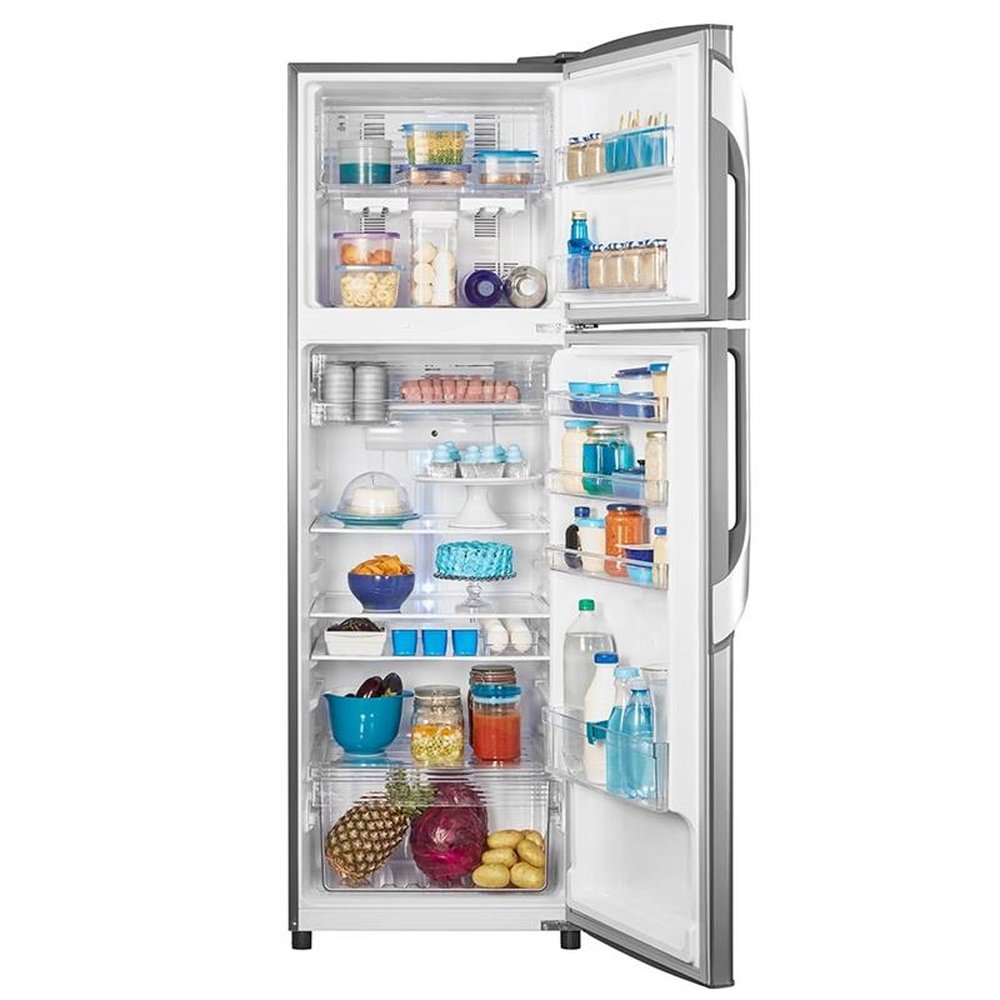Geladeira/Refrigerador Panasonic 387 Litros NR-BT40B, Frost Free, 2 Portas, Aço Escovado, 110V