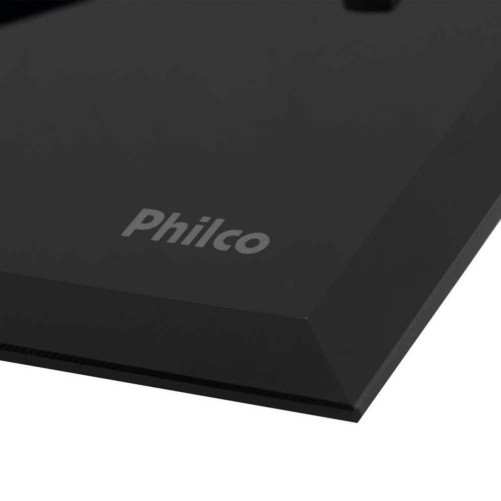 Cooktop a Gás 4 Bocas Philco Cook Chef, Preto, Bivolt