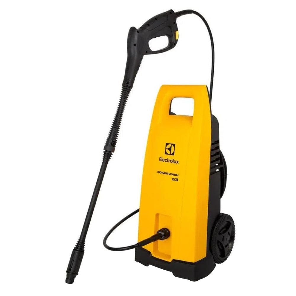 Lavadora de Alta Pressão Electrolux EWS30 Power Wash - 1800 PSI, 1450W, Econômica, Stop Total, Amarelo, 110V