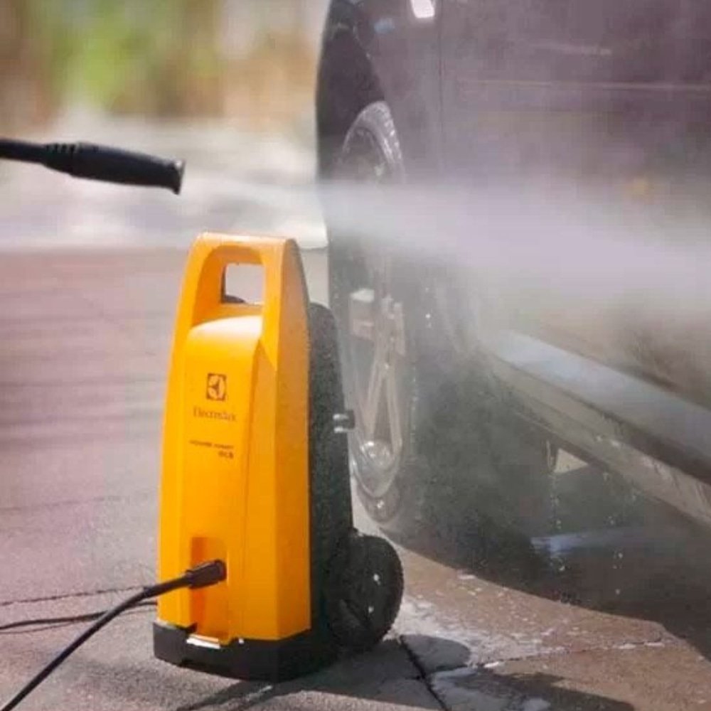 Lavadora de Alta Pressão Electrolux EWS30 Power Wash - 1800 PSI, 1450W, Econômica, Stop Total, Amarelo, 110V