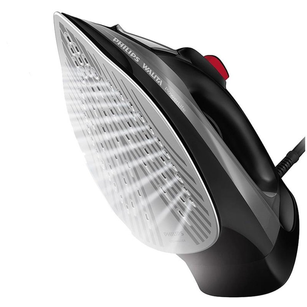 Ferro de Passar a Vapor Philips Walita PowerLife RI2995 Base SteamGlide, 1470W, Preto, 110V