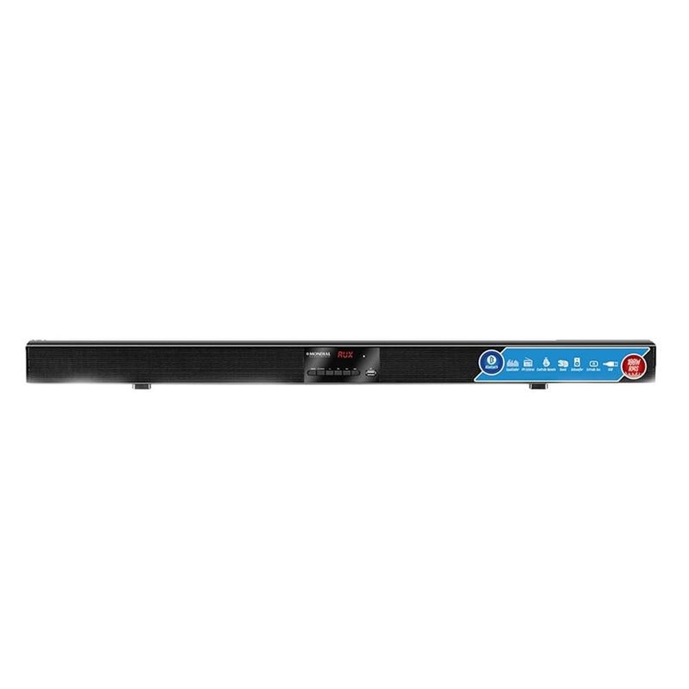 Soundbar Mondial SB-03, Subwoofer, Conexão sem Fio, Controle remoto, Equalizador, USB, 100W RMS