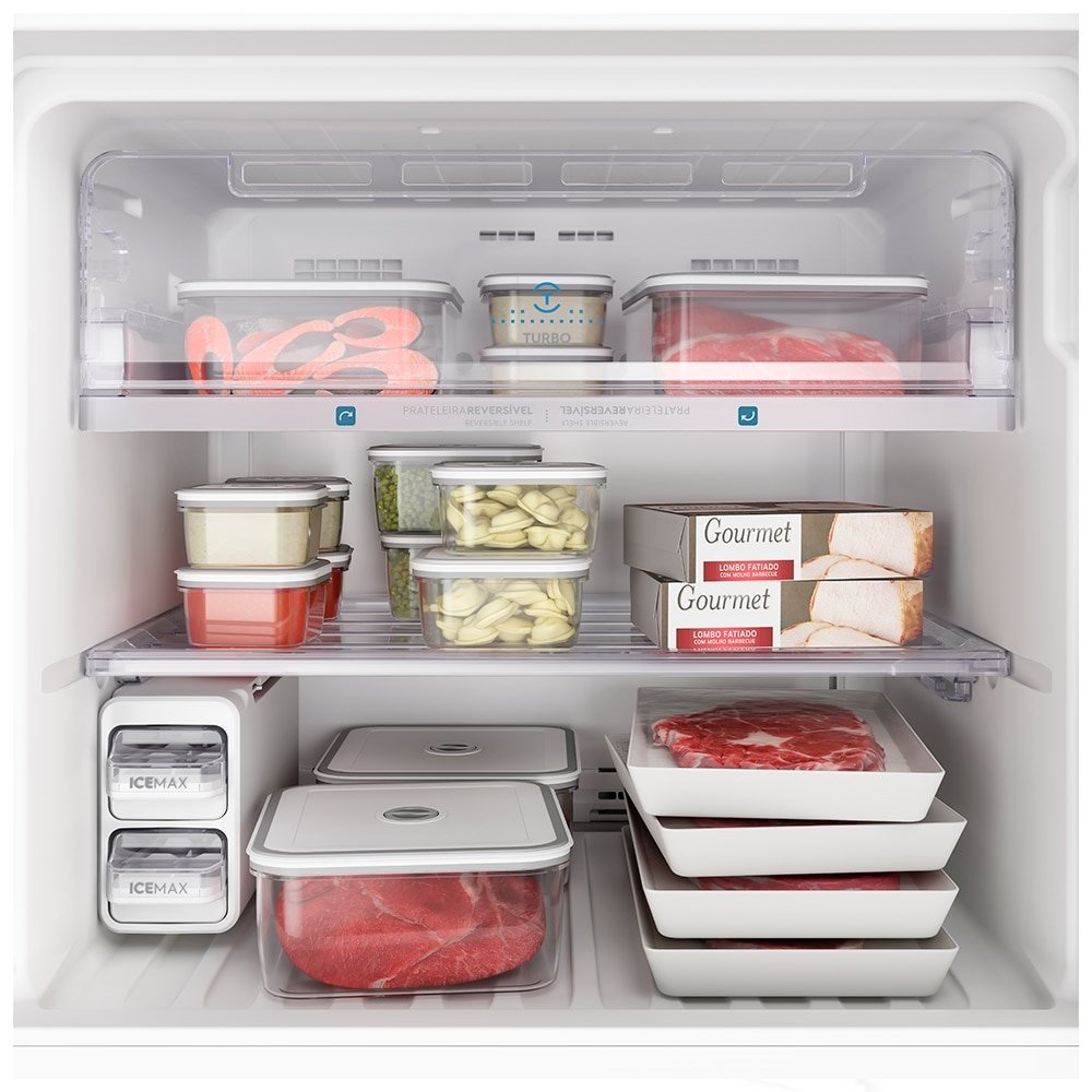 Geladeira/Refrigerador Electrolux 431 Litros TF55, Frost Free, 2 Portas, Branco, 110V