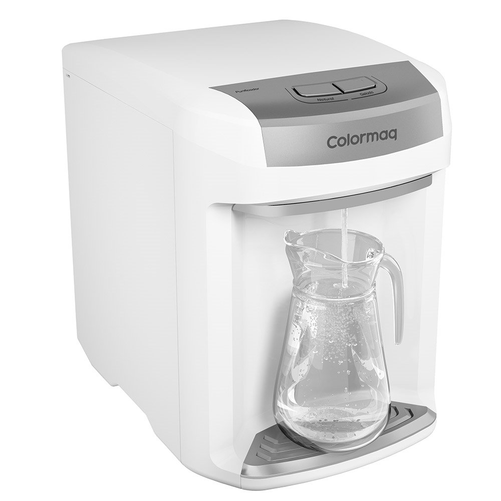 Purificador de Água de Mesa Colormaq Eletrônica, Branco, Bivolt