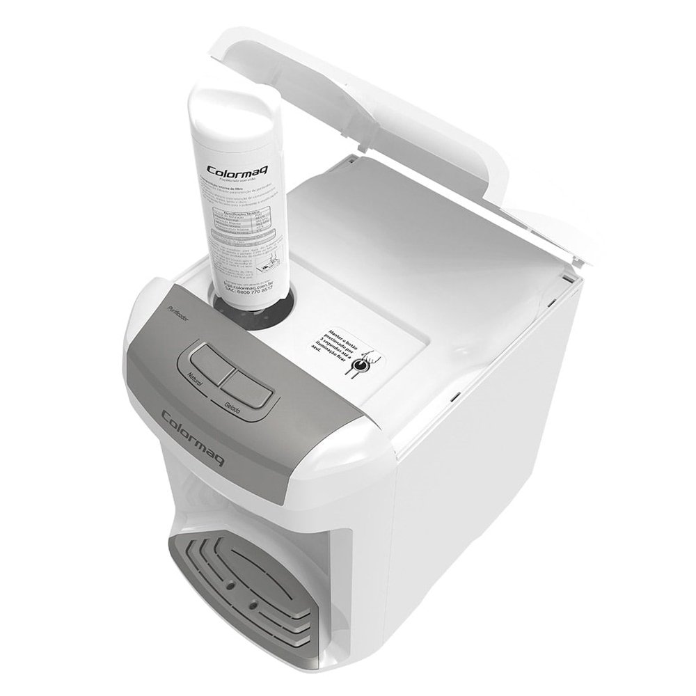 Purificador de Água de Mesa Colormaq Eletrônica, Branco, Bivolt
