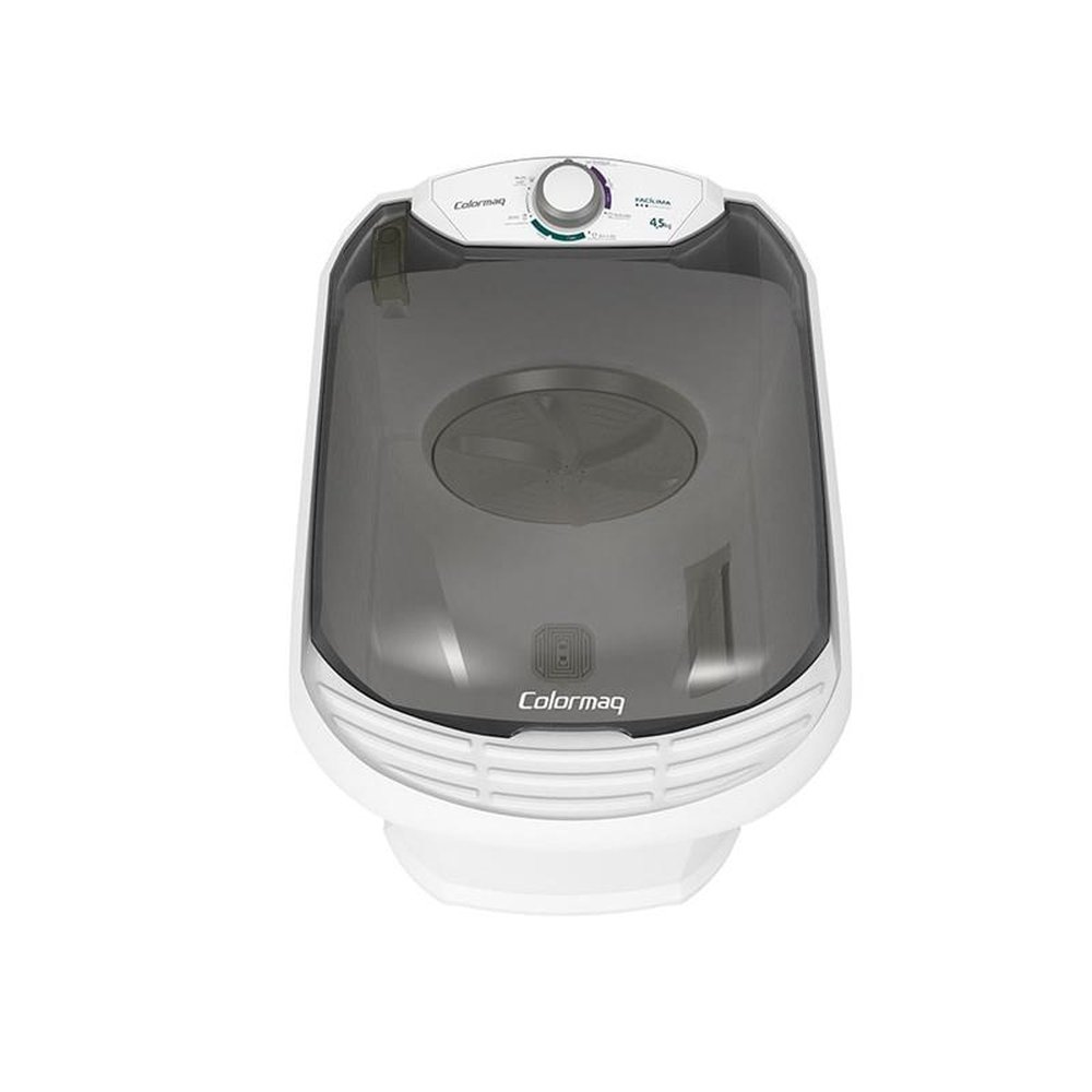 Tanquinho/Máquina de Lavar Roupas Semi-automática 4,5Kg Colormaq LCT, com Timer, Branco, 110V
