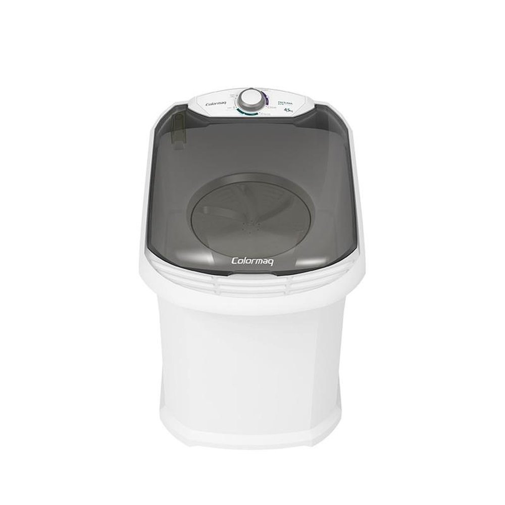 Tanquinho/Máquina de Lavar Roupas Semi-automática 4,5Kg Colormaq LCT, com Timer, Branco, 110V
