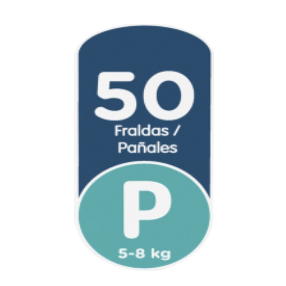 Fralda Descartável Pampers Confort Sec Tamanho P - 3 Pacotes com 50 Fraldas - Total 150 Tiras