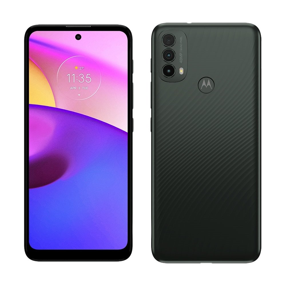 Smartphone Motorola Moto E40 Grafite, Tela de 6.5", 4G+Wi-Fi, And. 11, Câm. Tras. de 48+2+2MP, Frontal de 8MP, 4GB RAM, 64GB