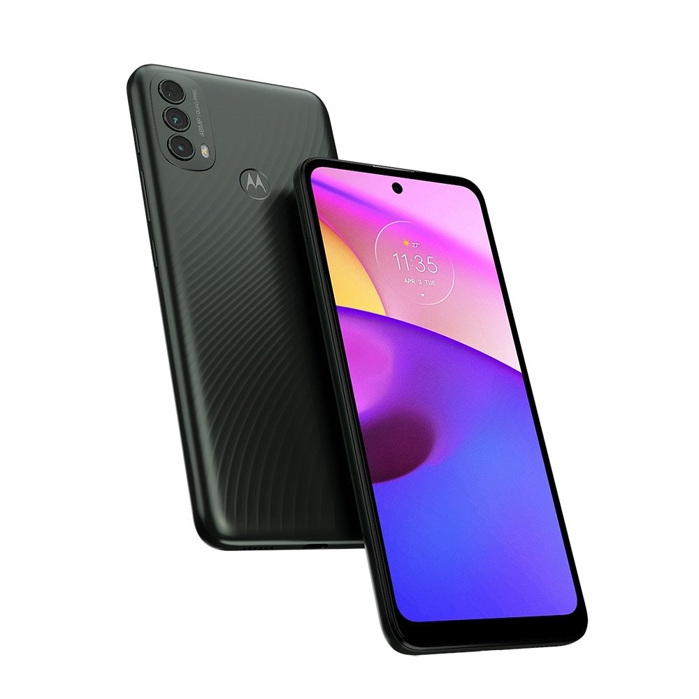 Smartphone Motorola Moto E40 Grafite, Tela de 6.5", 4G+Wi-Fi, And. 11, Câm. Tras. de 48+2+2MP, Frontal de 8MP, 4GB RAM, 64GB