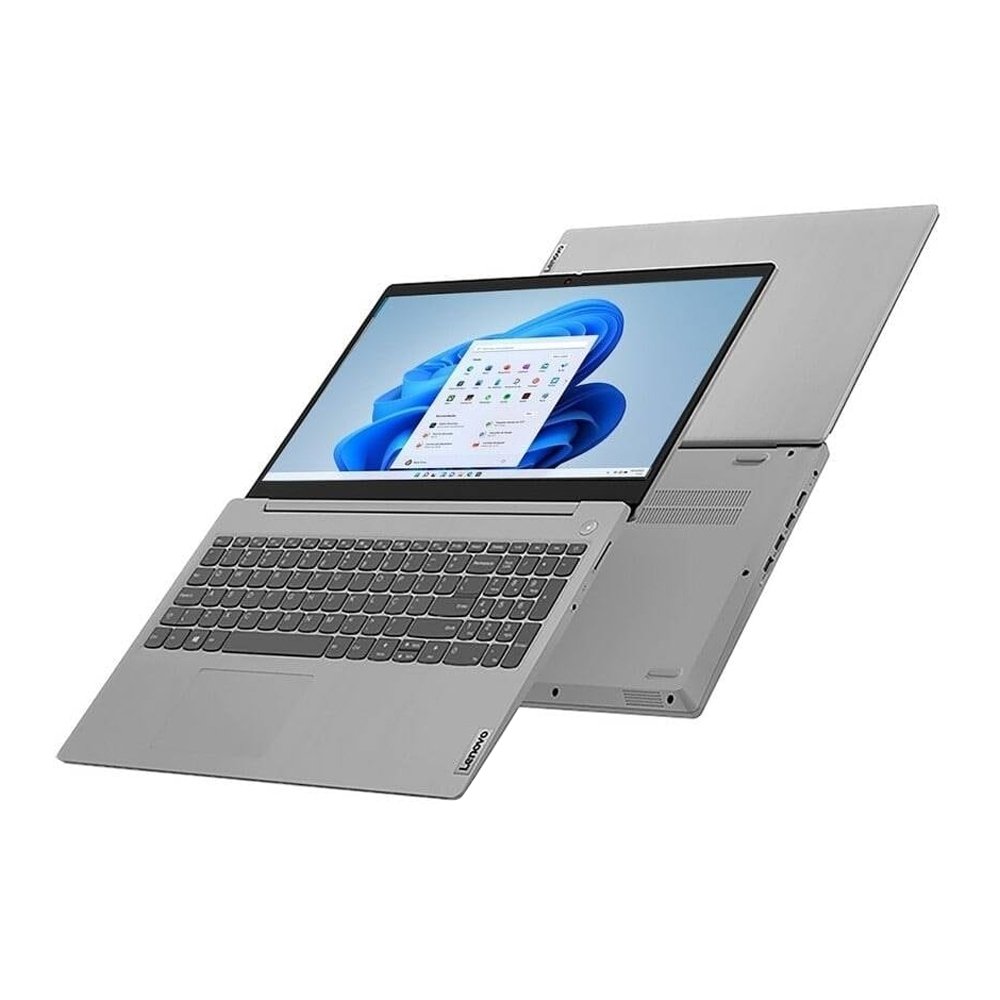 Notebook Lenovo IdeaPad 3i, Tela de 15.6", Intel Celeron - SSD 128GB, 4GB RAM, Windows 11, Prata