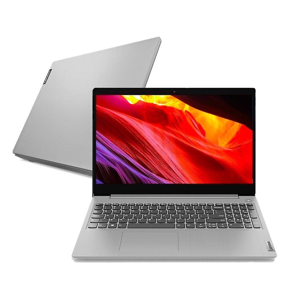 Notebook Lenovo IdeaPad 3i, Tela de 15.6", Intel Celeron,SSD 128GB, 4GB RAM, Linux, Prata