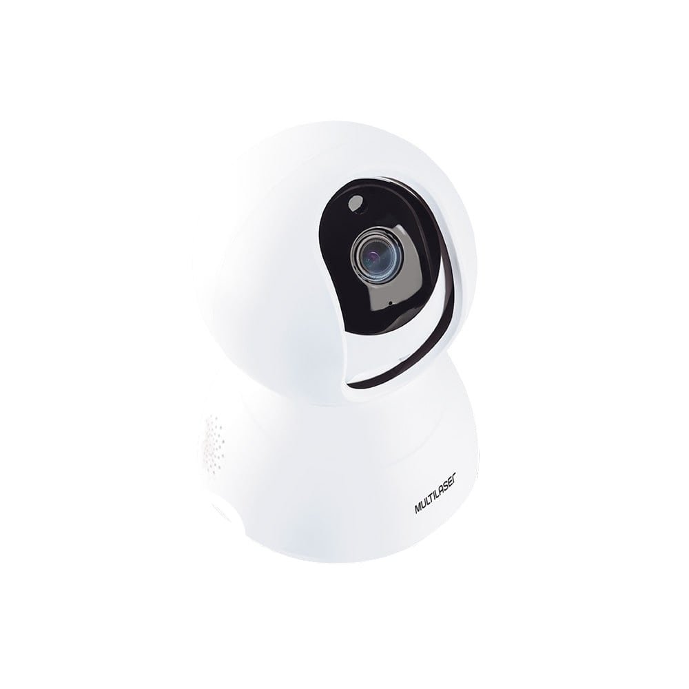 Câmera Robô Inteligente Multilaser SE221, Full HD, Wi-Fi, 360°, Branco