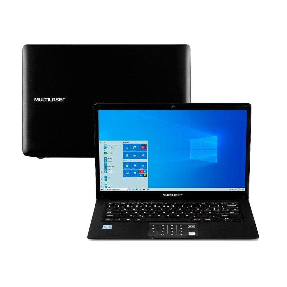 Notebook Multilaser Legacy Cloud PC312, Tela de 14", Intel Pentium J3710, Windows 10, 4GB, 64GB, Cinza