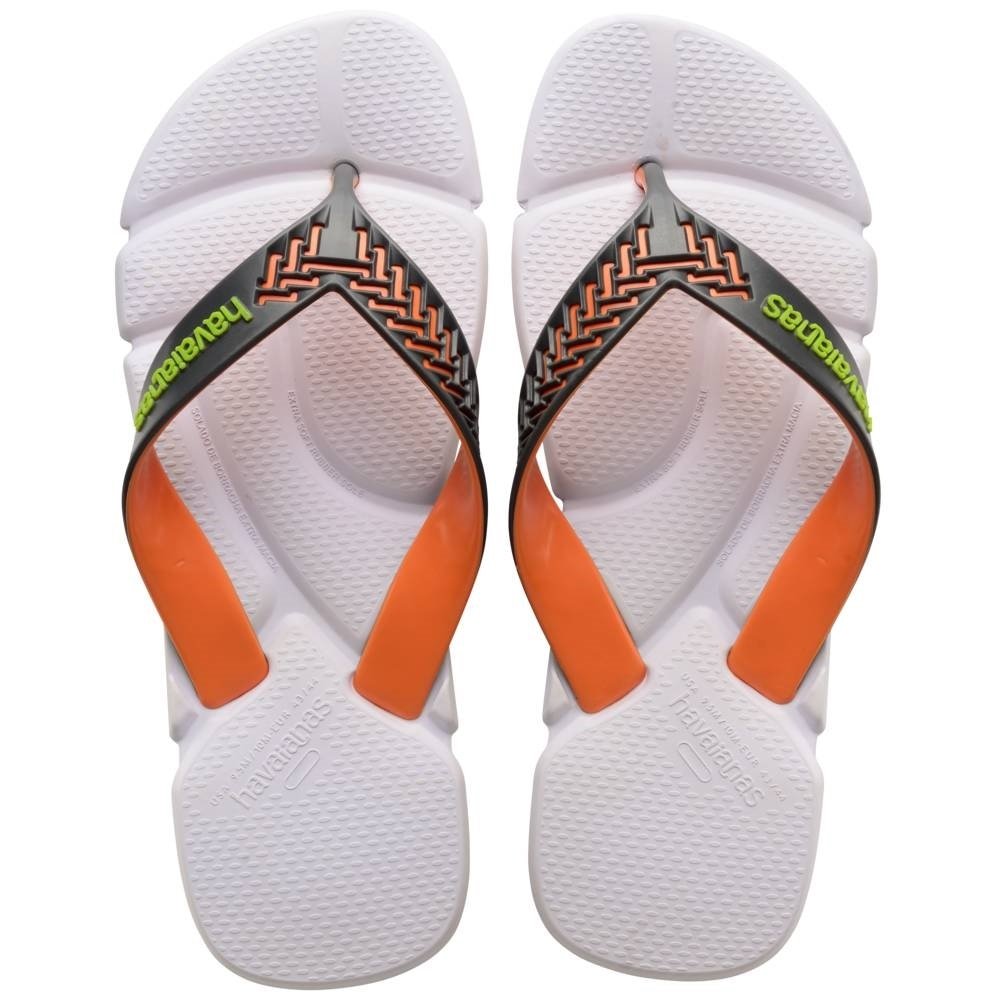Havaianas Power 2.0 Branco/Cinza Chumbo 37/8