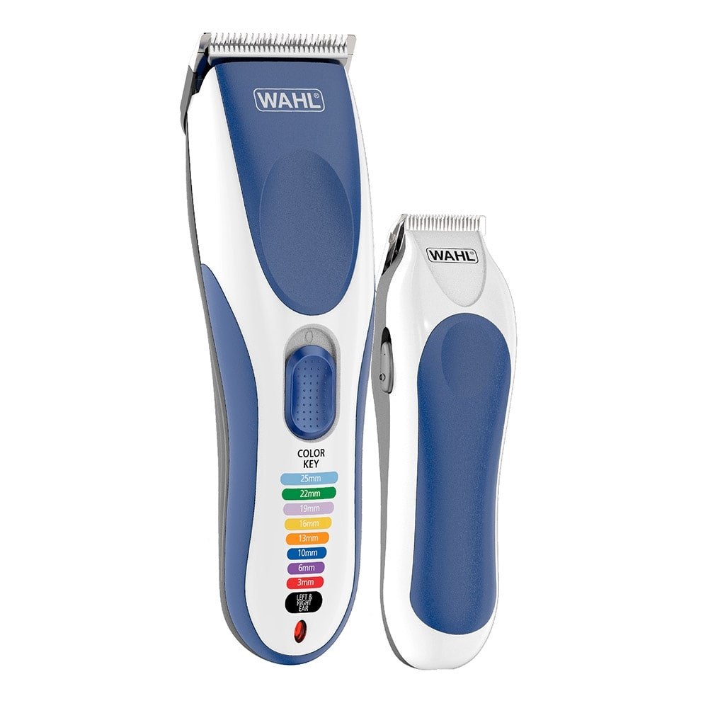 Kit Máquina de Cortar Cabelo Wahl + Aparador de Pelos Color Pro Cordless Wireless, Bivolt