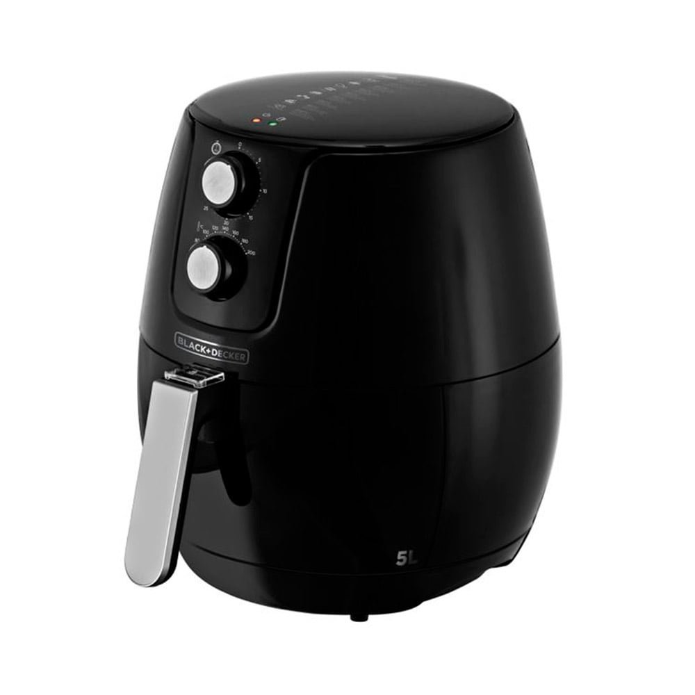 Fritadeira Air Fryer Black & Decker AFM5 | 1400W, 5 Litros, Preto, 220V