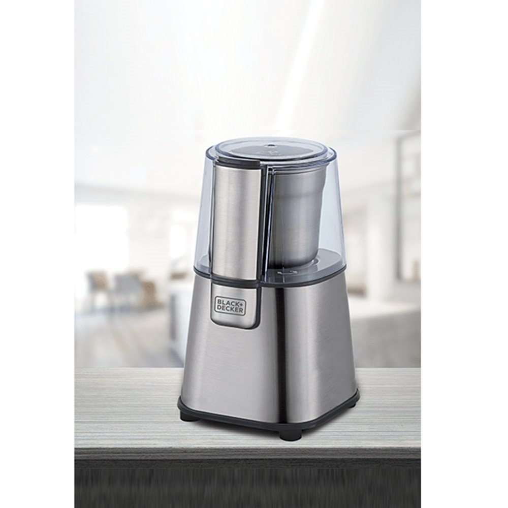 Moedor de Grãos Black & Decker MG200-BR Gourmand Gris, Inox, 110V