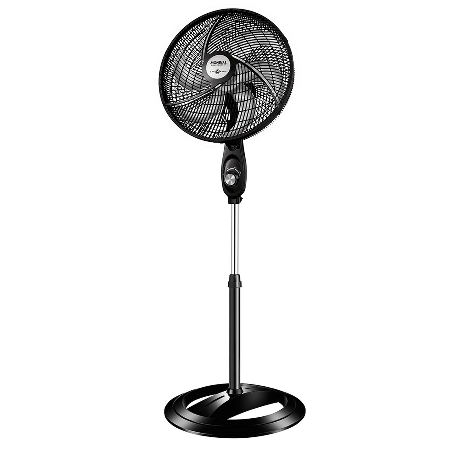 Ventilador de Coluna Mondial VSP-40C 40cm, 6 Pás, Preto, 110V