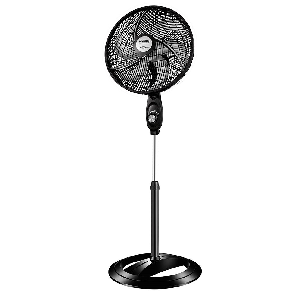 Ventilador de Coluna Mondial VSP-40C 40cm, 6 Pás, Preto, 110V